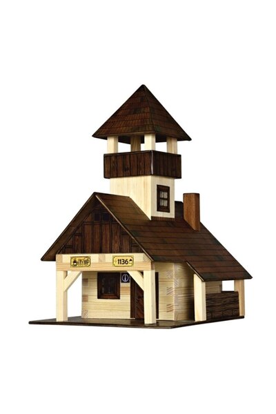 Walachia Wooden Construction Set Tourist Cabin 135 Pieces