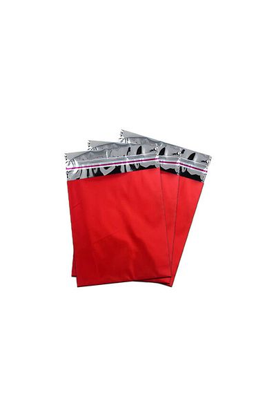 ALPJOY Metallized Bag Luxury 50Pcs 7X9 Red