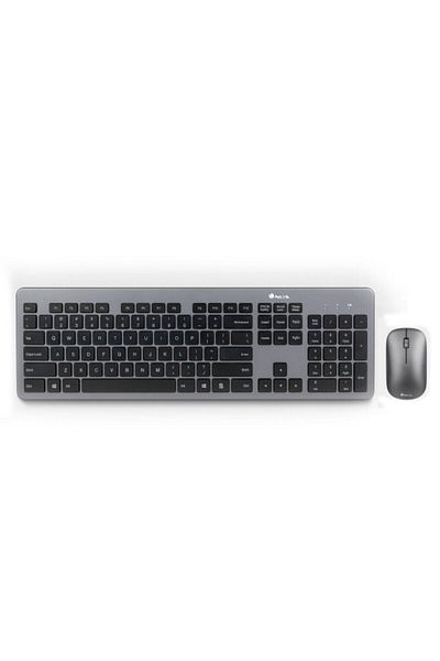NGS MATRIXKIT Wireless Keyboard and Mouse Set, Black Grey, Spanish Qwerty