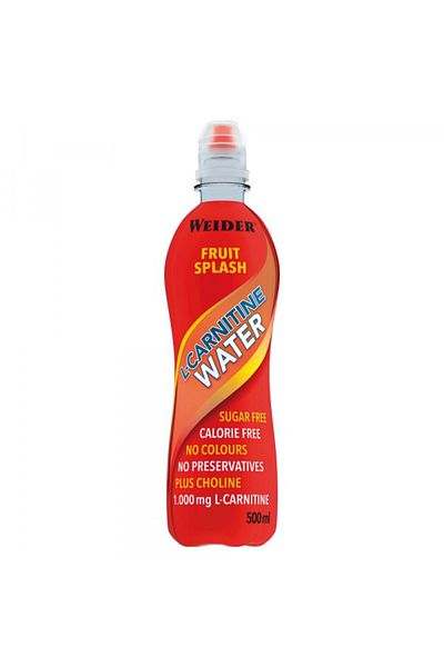 Weider Drink, L-Carnitine Water, Fruit Splash, 500 ml