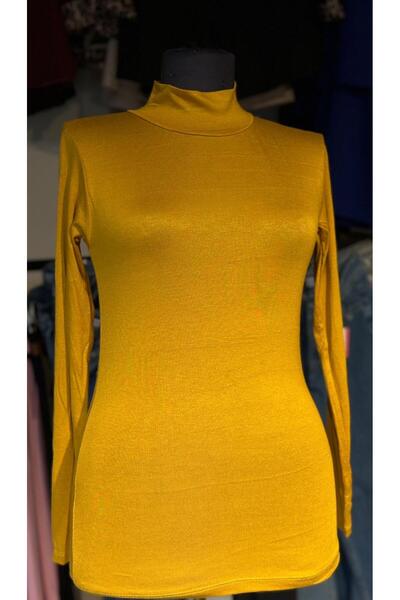 Butik yarım balıkçı yaka uzun kollu body