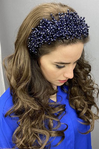 Hayalperest boncuk Pollux Crystal Stone Henna and Bridal Crown