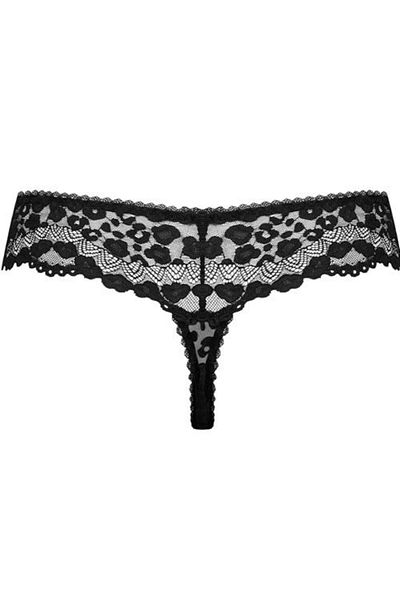 Milly Chiloți tanga negri Giully, L/XL