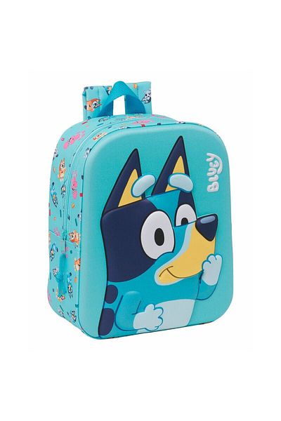 bluey Rucsac pentru copii, albastru deschis, 22 x 27 x 10 cm, 3D