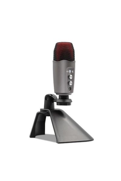 divendi-ro RGB condenser recording microphone with stand, USB Plug and Play