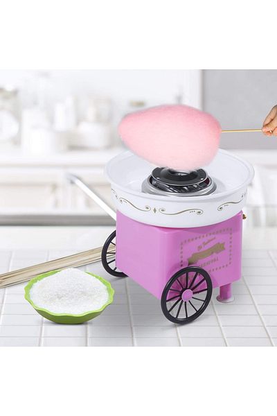 divendi-ro Small size cotton candy machine, 500W, Pink