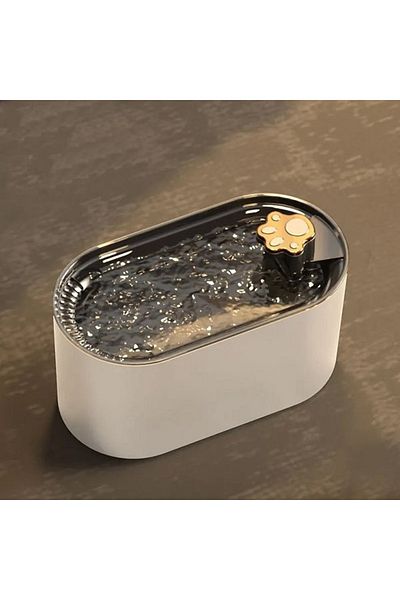 Welora Automatic water dispenser, Fountain type for cats and dogs - White