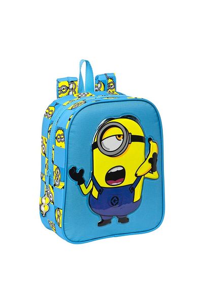Minions Rucsac pentru copii Minionstatic Albastru 22x27x10 cm