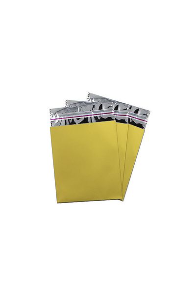 ALPJOY Metallized Bag Luxury 50Pcs 7X9 Gold