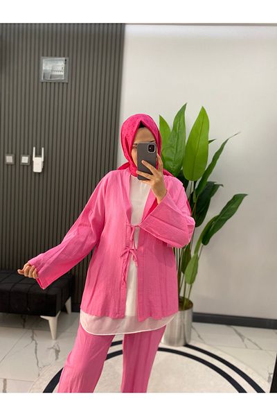 SARE BOUTIQUE Women's Hijab Bürümcük Double Set