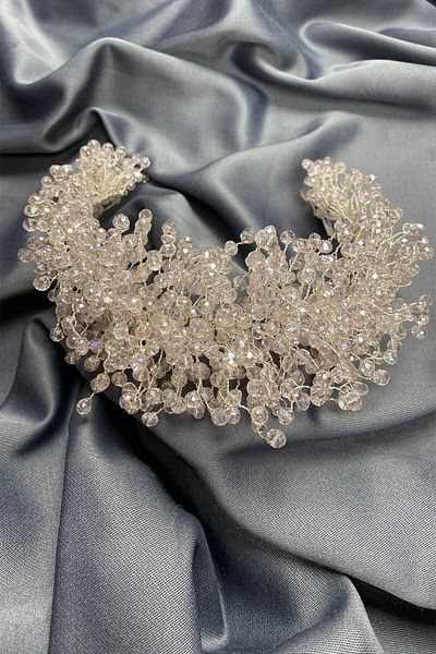 Hayalperest boncuk Pollux Crystal Stone Henna and Bridal Crown