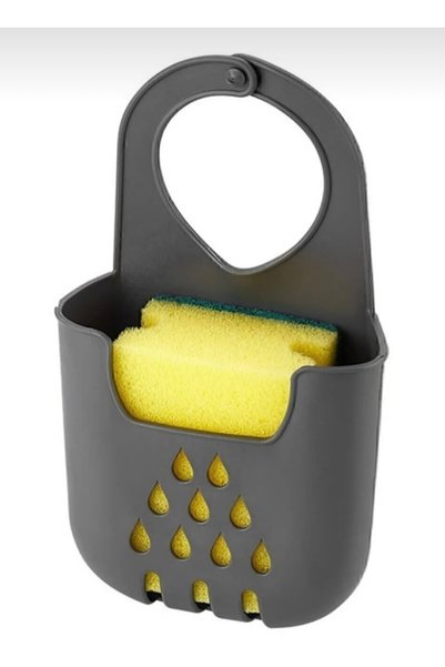 btm home 1 Piece Hangable Dish Sponge Hanger Bathroom Kitchen Accessory