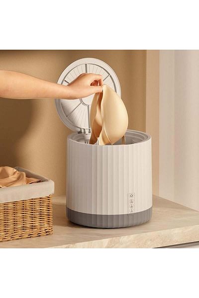 divendi-ro Mini washing machine, portable, powerful, 4L capacity, white