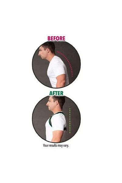 divendi-ro Belt for back position correction, orthopedic cervical support, green