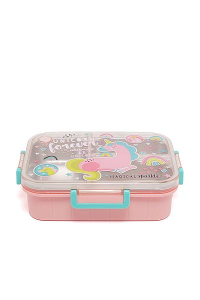 R&B Pink Girls Lunch Box