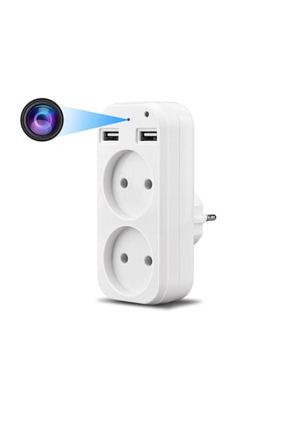 SpyGadget Socket Adapter with Spy Camera SpyGadget, Full HD, WiFi, P2P IP, Android/iOs/PC Application