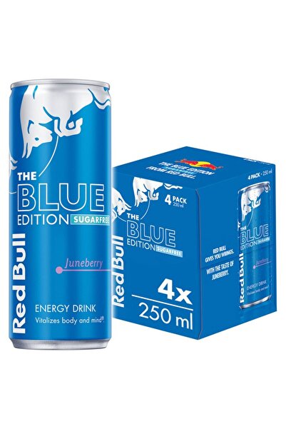 Red Bull الإصدار الأزرق خالي من السكر (4 × 250 مل)
