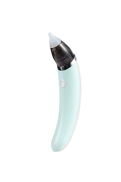 divendi-ro Nasal aspirator for children, portable, 5 speed settings and 2 heads, USB charging, green