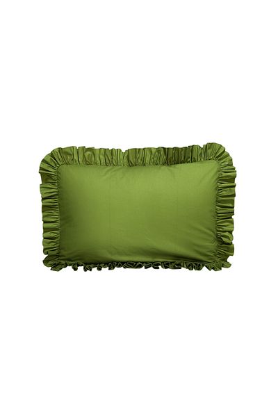 MundoLindo Ruffle Pillow Case Single 50X70 cm 1 Piece 100% Natural Cotton 18 Different Color Options