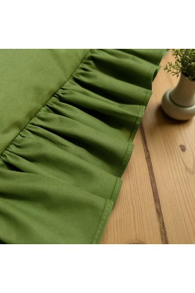 MundoLindo Ruffle Pillow Case Single 50X70 cm 1 Piece 100% Natural Cotton 18 Different Color Options