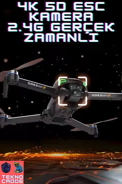 beboncool GD83 15DK Uçuş 150M Mesafe 4K HD RGB Katlanır Drone