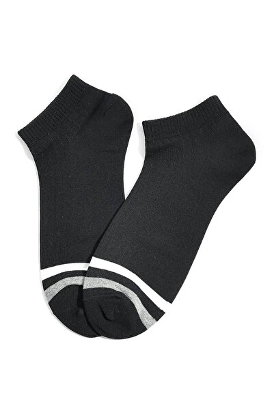 R&B Black MENS ANKLE SOCKS