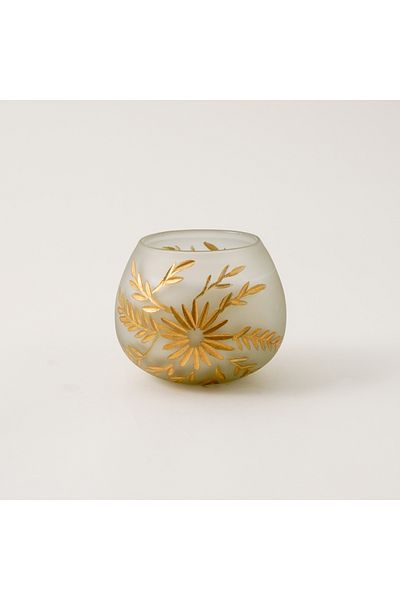 NİCE Glass candle musk and oud dia 11.4cm