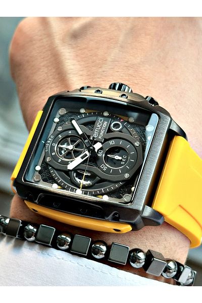 Ferrucci Original Design Watch with Functional Silicone Cord Men's Wristwatch Bracelet Gift