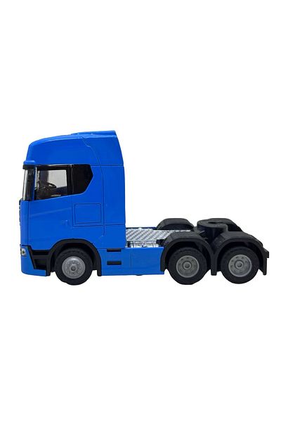 JPT Scania T770S model 1:32 blue metal replica lights and sounds, open doors