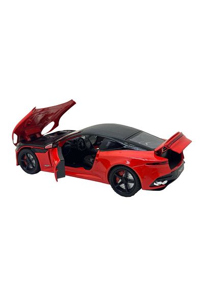 JPT Aston Martin DBS model 1:32 red metal replica lights and sounds, doors, hood and trunk open