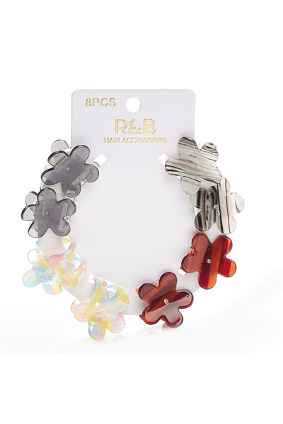 R&B Grey PO8 LADIES HAIR CLAW