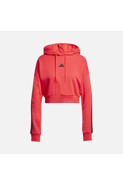 adidas Sportswear Essentials 3-Stripes French Terry Crop Hooded Women's Sweatshirt