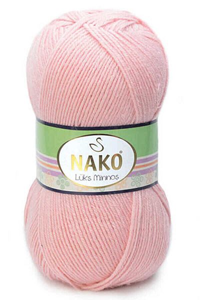 NAKO Luxury Minnoş Hand Knitting Yarn 5408 Powder