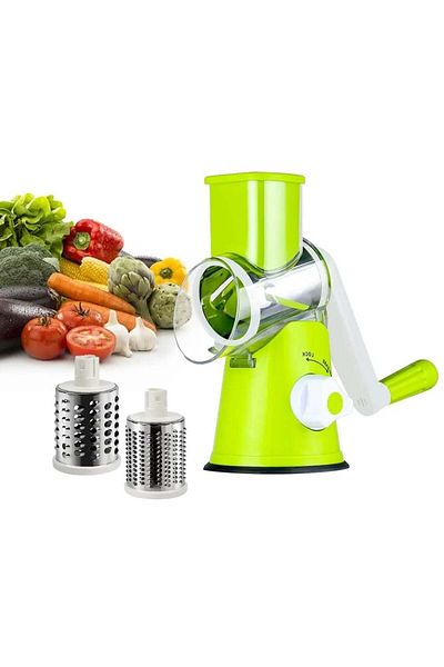 divendi-ro Manual 3-in-1 table grater for fruits and vegetables