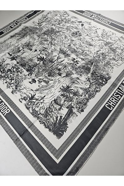 Webinay Home Cd Lux Voile Silk Scarf Tivil Scarf