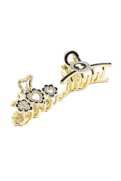 R&B مخلب شعر للسيدات من PO2 باللون الأسود