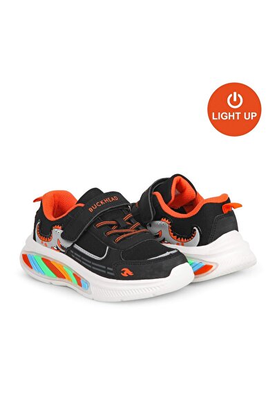 BUCKHEAD 3043 Rex Illuminated-Anatomical Male Child. Ayk. Black-Orange