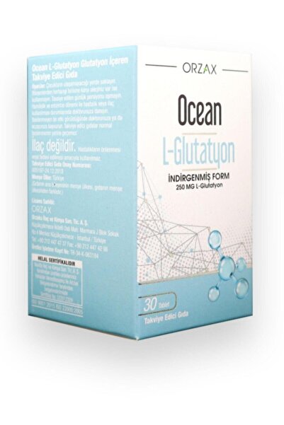 Ocean L-Glutatyon 250 mg 30 Tablet