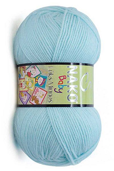 NAKO Luxury Minnoş Hand Knitting Yarn 23072 Cyan