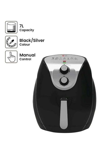 DLC Air Fryer 7L DLC-2027 Black/Silver
