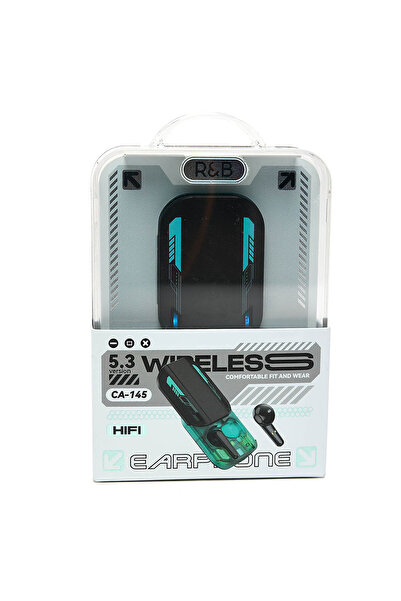 R&B Black WIRELESS EARBUDS
