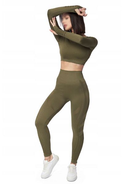 OEM 2-Piece Fitness Set, With Enhanced Breathability, Army Green
