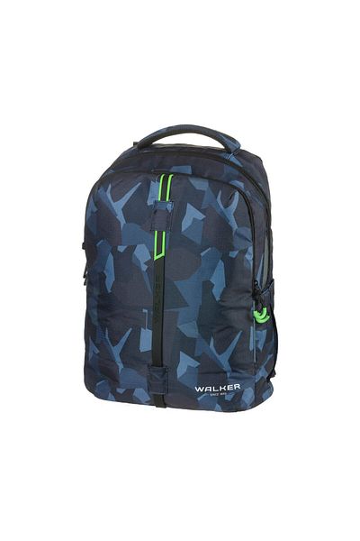 walker Ghiozdan scolar pentru adolescenti, Elite 2.0 Camo Anthrazit, Walker, 32 x 46 x 20 cm, camo gri