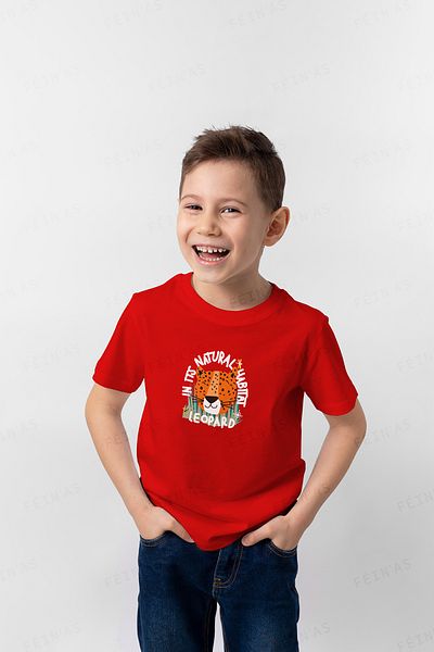 feinas Kids Tshirt - Leopard