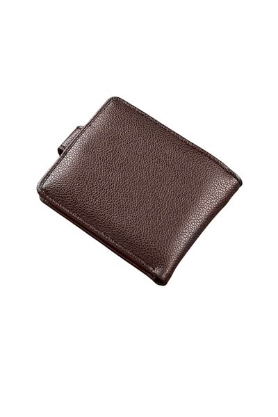 OEM Minimalist style wallet for men, bifold, Brown