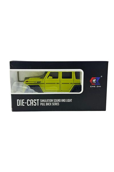 JPT Mercedes Benz G class yellow model 1/24 smoke lights open doors and hood
