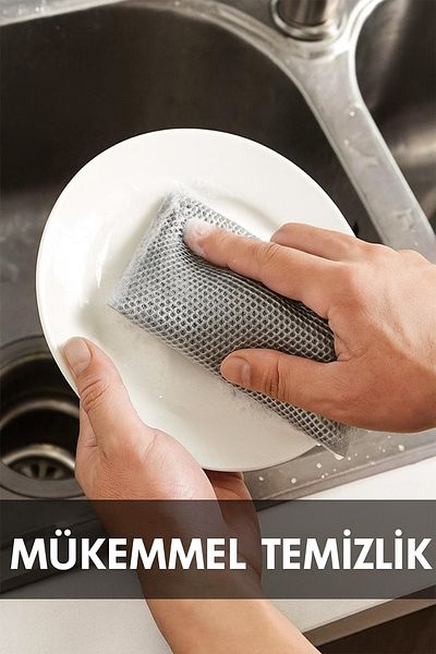 obrigado Kitchen Magic Cleaning Cloth Non-Marking Kitchen Handkerchief Water Absorbent Sink Oil Dirt Dissolving Sponge 4