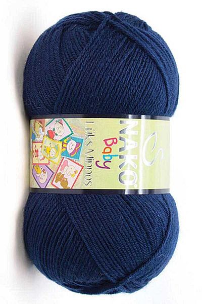 NAKO Luxury Minnoş Hand Knitting Yarn 10094 Navy Blue