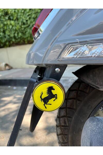 CEBECİOTO Sarı Damla Etiket 5x5 2li Motor Aksesuarı Etiket Sticker Reflektör ...