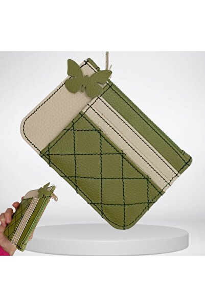 OEM Portcard din piele naturala lucrat manual mod 1